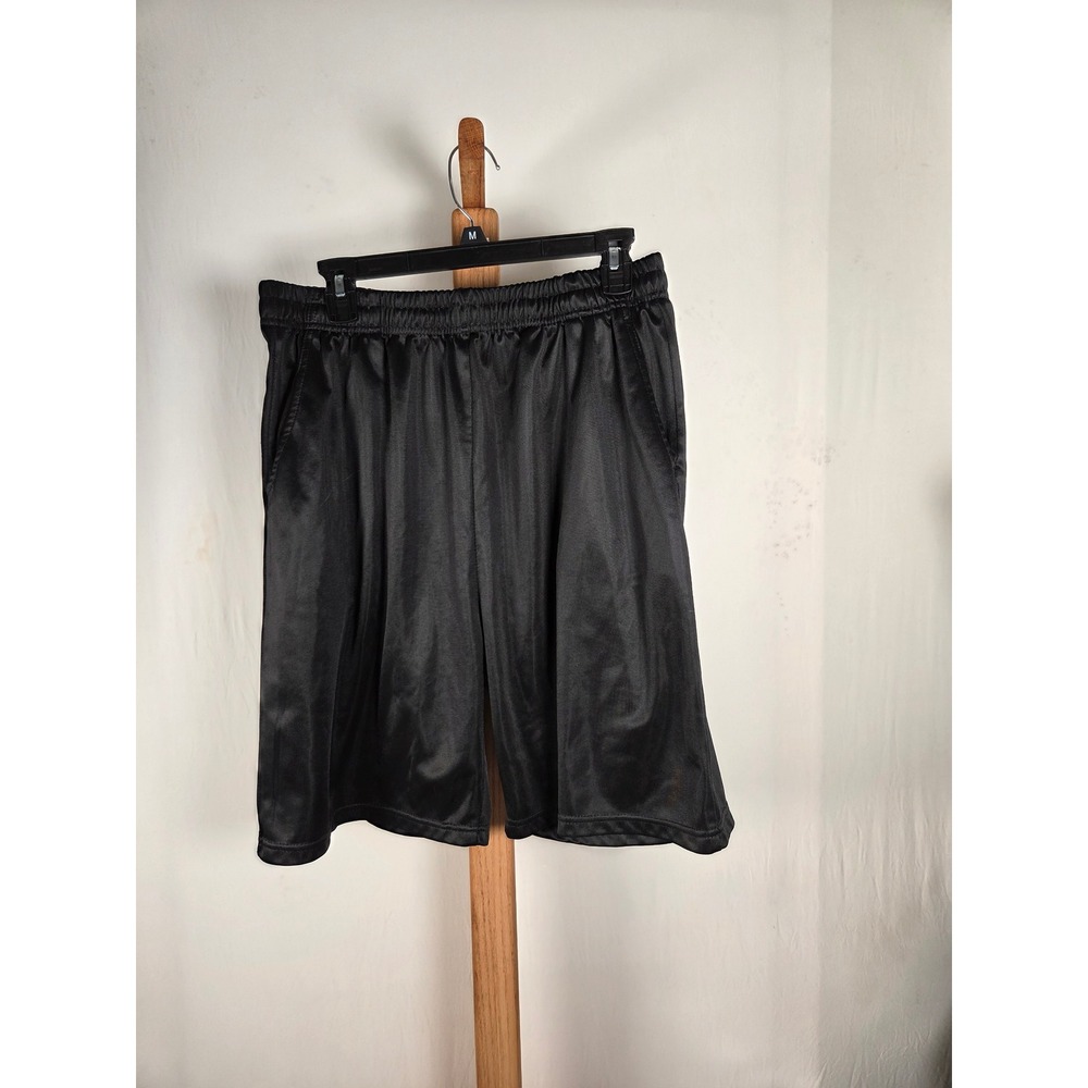 Unbranded Mens Athletic Basketball Shorts Black Size XXL‎ Elastic Waist Gym